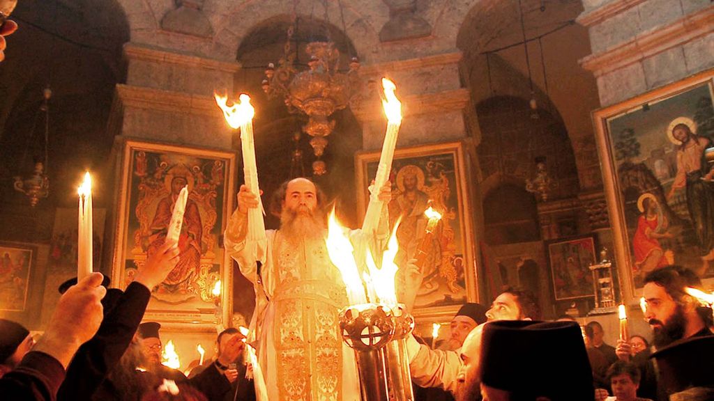 патриарх Феофил в Великую Субботу