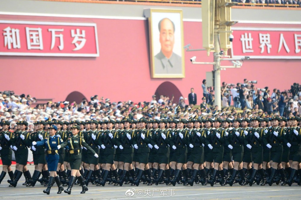 Парад в Пекине в юбилей КНР