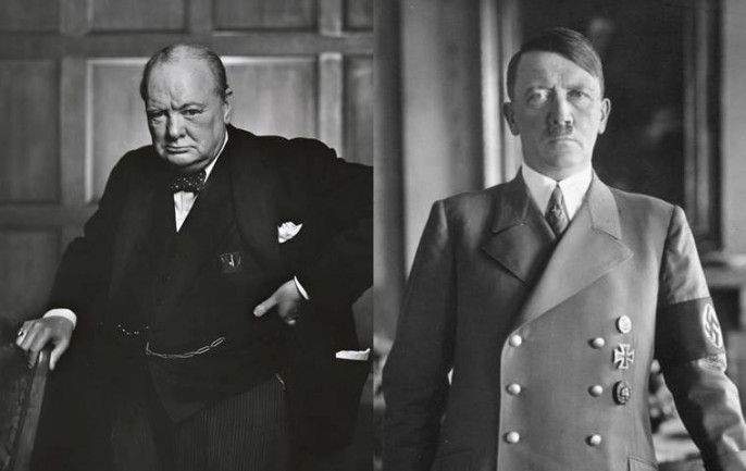 Черчилль, Гитлер