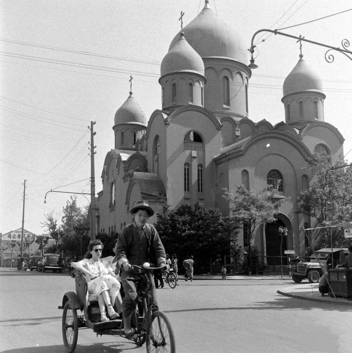 Николаевский собор Шанхая 1945