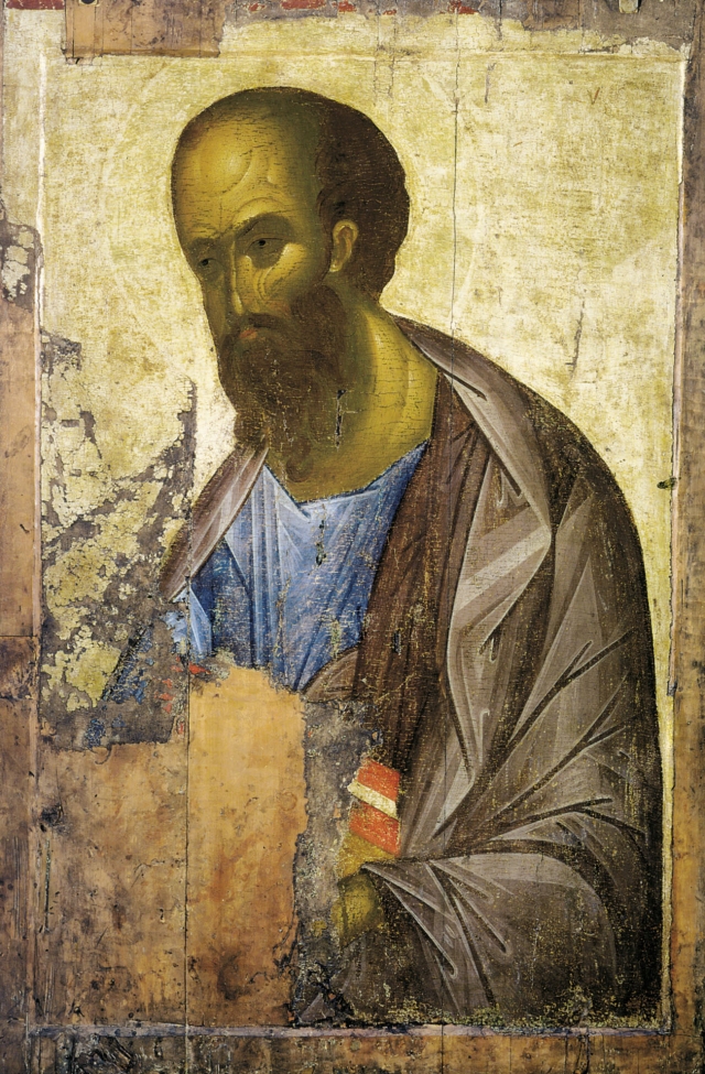Фото 2. Преп. Андрей Рублёв, Святой Апостол Павел, икона около 1410