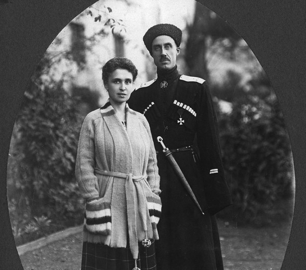 Генерал Врангель с женой